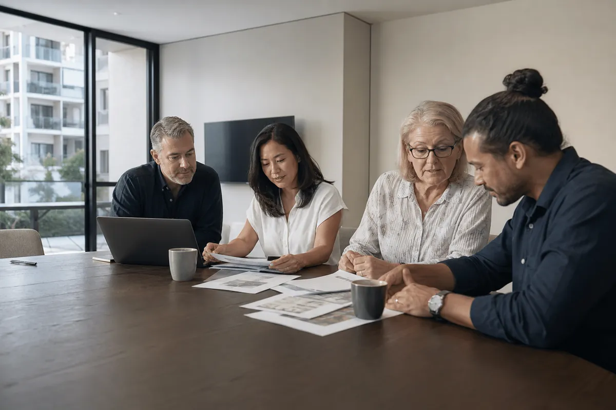 Strata Comparison — committee reviewing their options